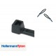 100 x 2.5mm Black Cable Ties