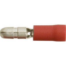 Bullet Terminals Male Red 4mm