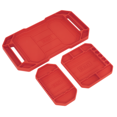 Flexible Tool Trays Non Slip - Pack of 3