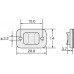 Hellerman Cable Tie Base TY3G1S