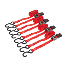 Ratchet Strap 25mm x 4m 800kg - 2 Pairs