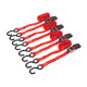 Ratchet Strap 25mm x 4m 800kg - 2 Pairs