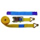 Car Transporter Strap with Soft Eye and Claw Hook