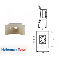 Hellerman LKCSF1 Cable Tie Base Natual