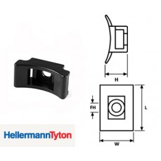 Hellerman LKCSF1 Cable Tie Base Black