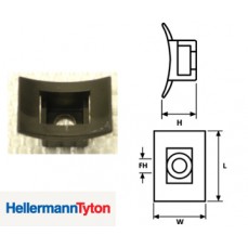 Hellerman LKC Cable Tie Base Black