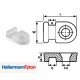 Hellerman MB1 Cable Tie Base Natural Bulk