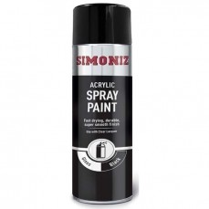 Simoniz Acrylic Gloss Black Spray 500ml