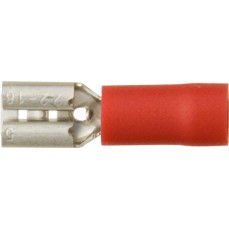 Push on Female Terminals Red 4.8mm