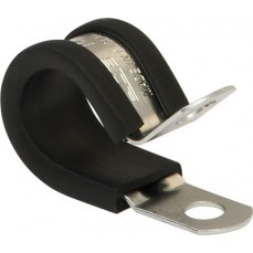 Rubber Lined P-Clip 25mm