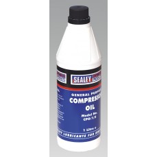 Sealey CPO1S Compressor Oil 1ltr