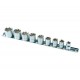 Signet S12115 Short Imperial Sockets On Rail 3/8D